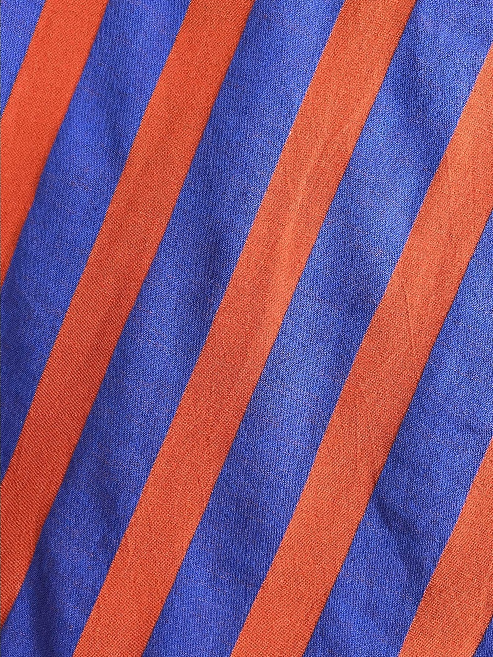 Ace & Jig Striped One-Piece Overalls in Blue and Brown - Picture 5 of 6